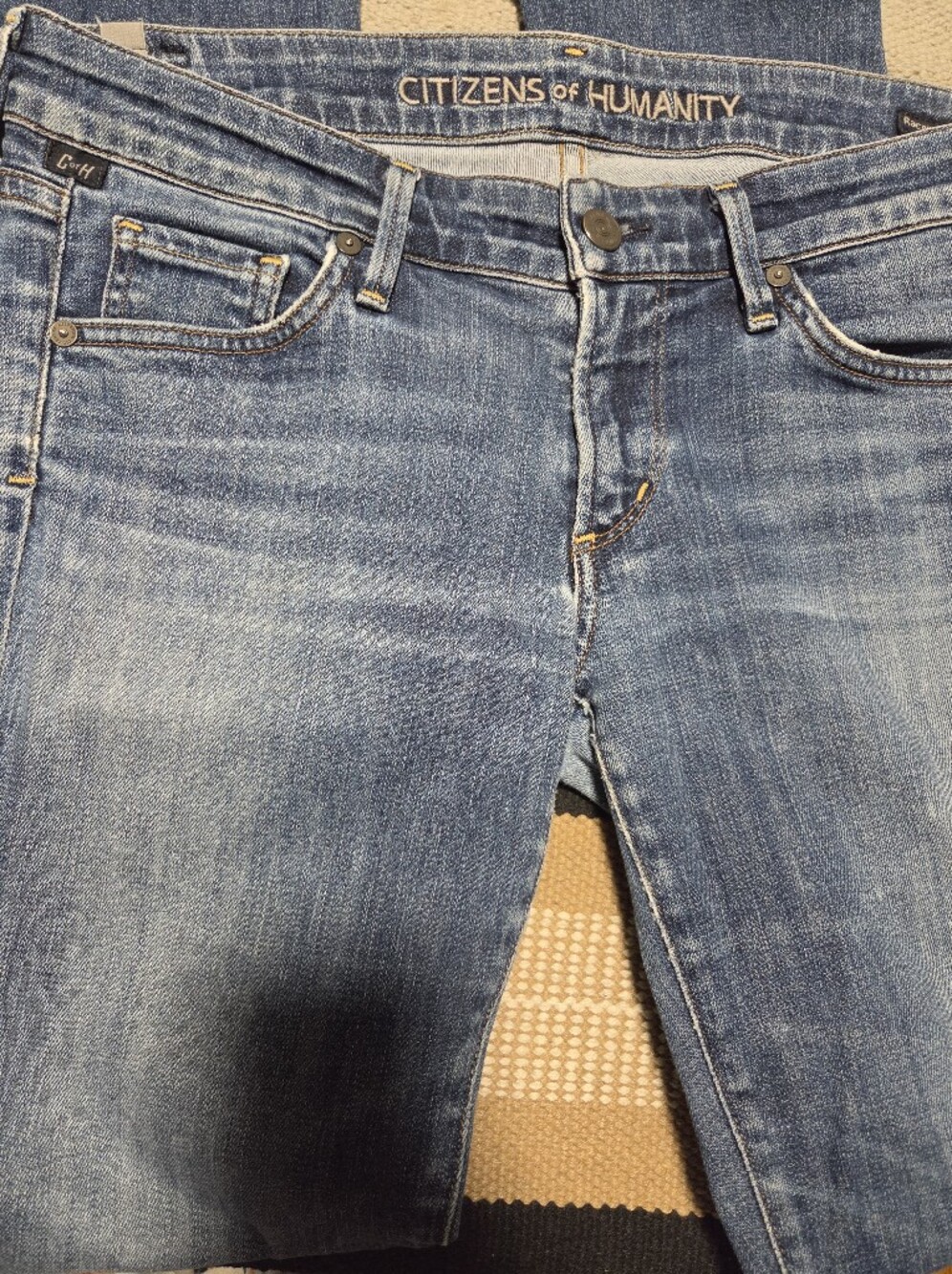 Citizens Of Humanity Blue Denim Women Jeans